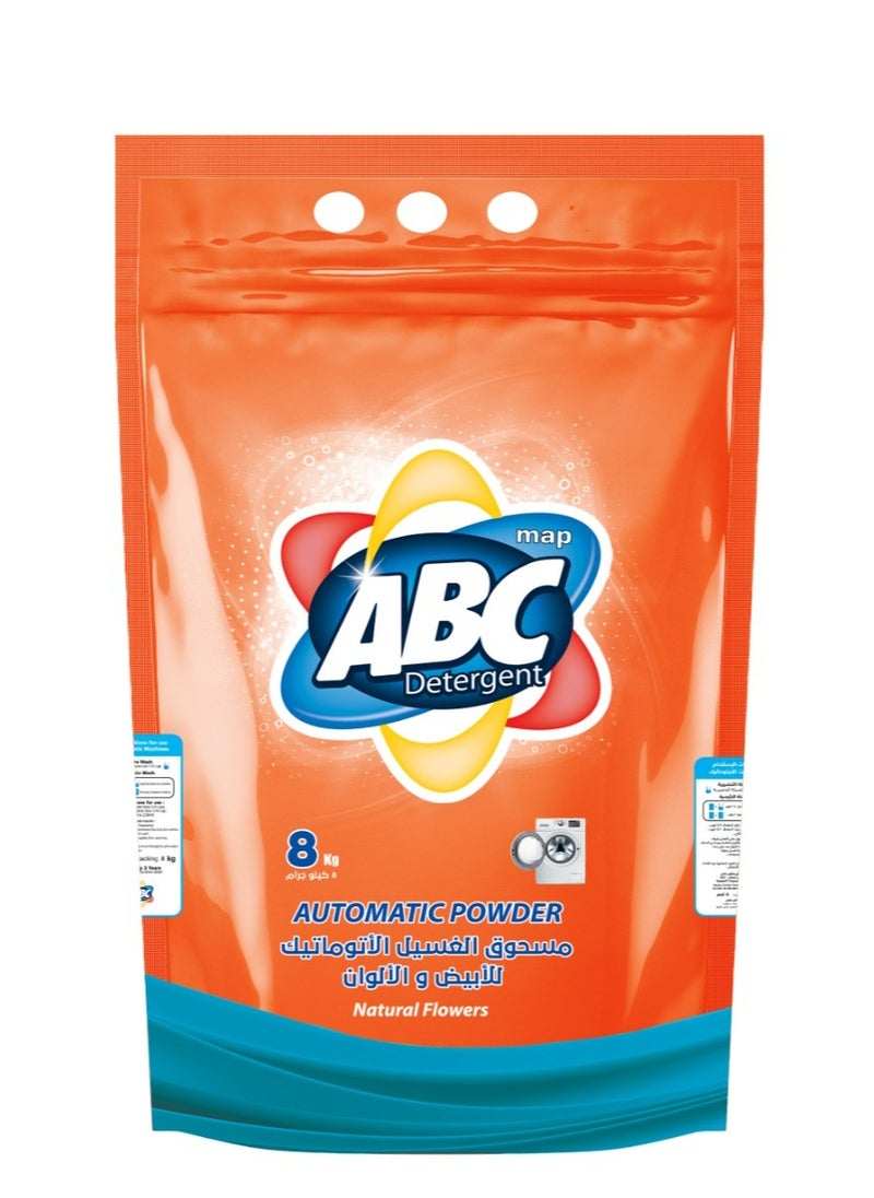 ABC - Automatic Powder Detergent  - Natural Flowers - 8KG - Image 1
