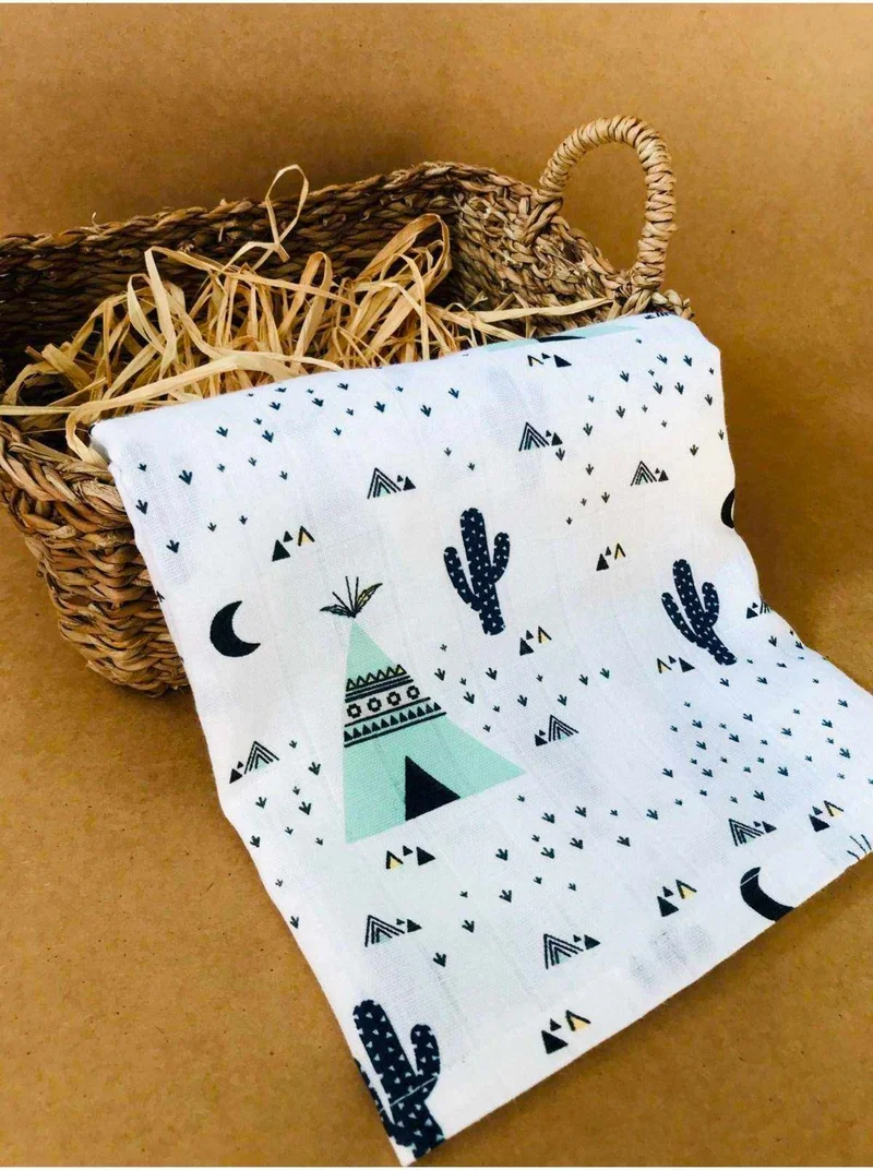 juniperus 2 Pieces 4 Layers and 2 Layers Multi-Purpose Muslin Cloth Cover Blanket