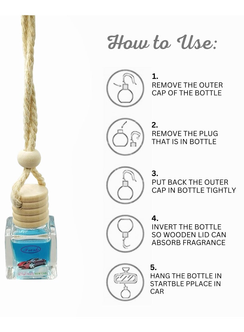 Fresh Car Air Freshener Perfume Hanging Air Freshener FRESH New Car - Image 2
