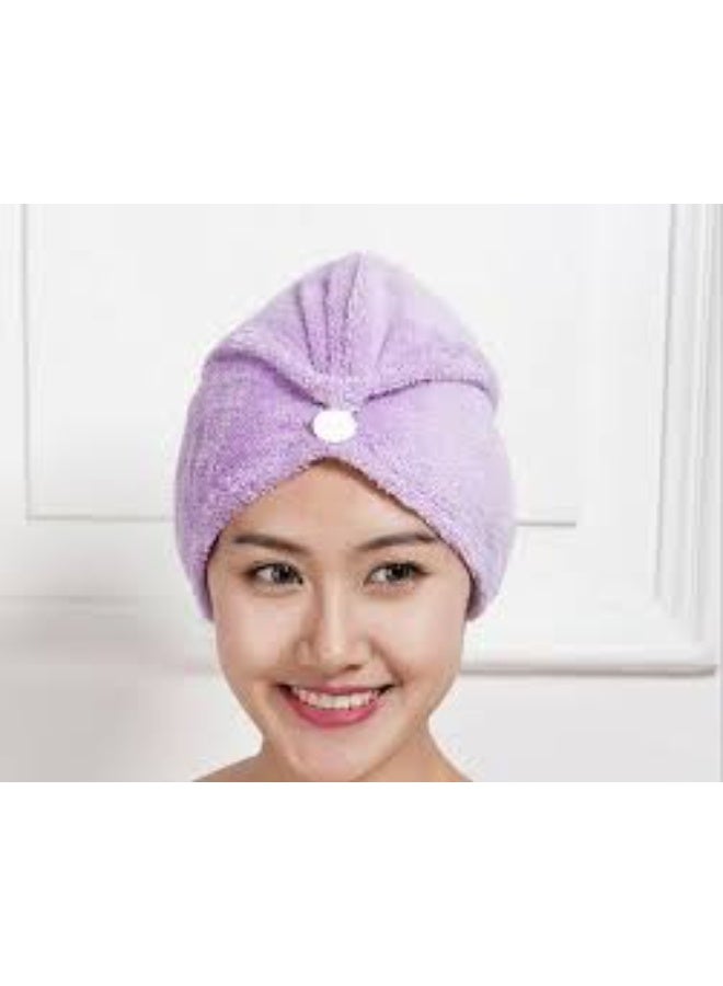 Promotional Bath Super Absorbent Microfiber Head Wrap Towel may vary color 1PC - Image 3