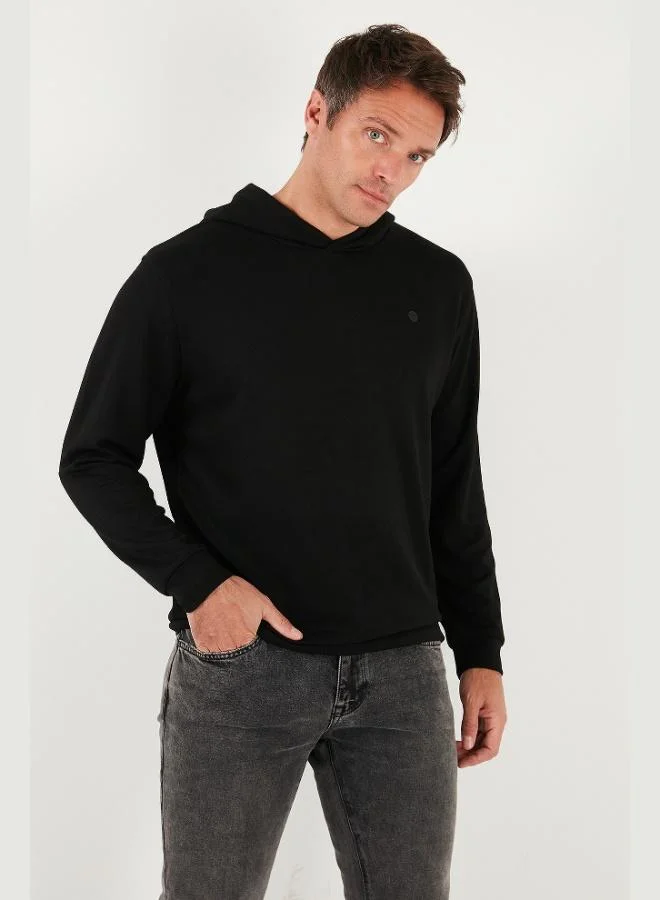 Buratti Relaxed Fit Hooded Soft Texture Sweat Men's SWEAT 5901063