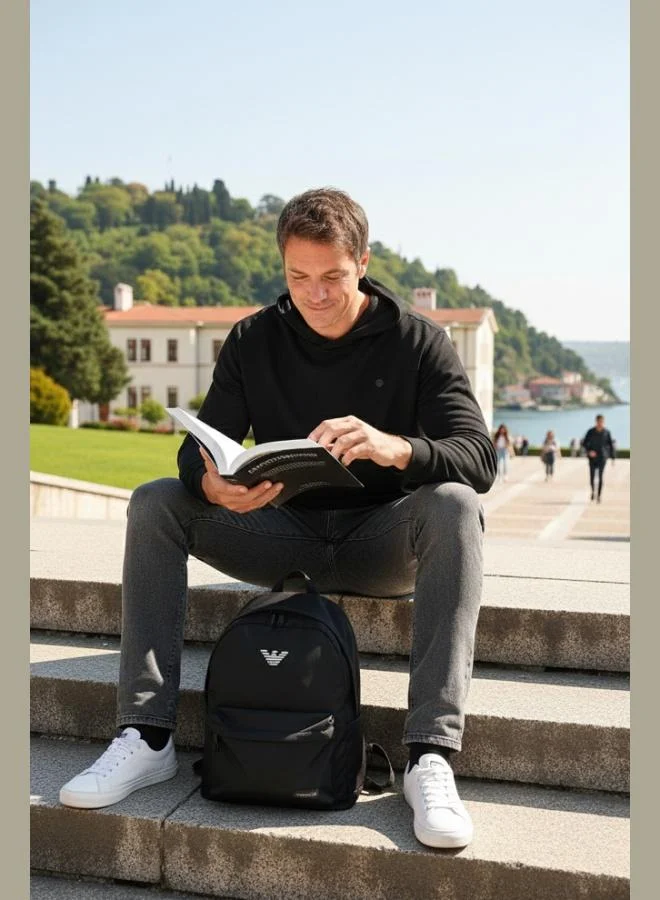 Buratti  Buratti Relaxed Fit Hooded Soft Texture Sweat Men's SWEAT 5901063 for Men | Best Price UAE