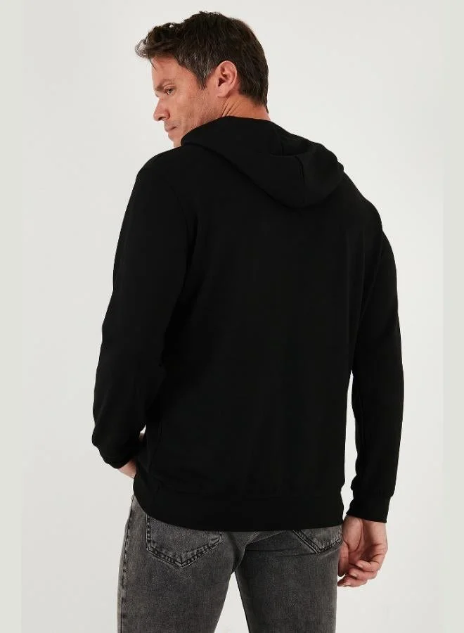 Buratti  Buratti Relaxed Fit Hooded Soft Texture Sweat Men's SWEAT 5901063 for Men | Best Price UAE