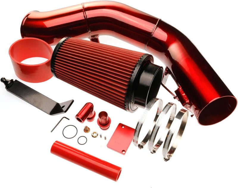 Waricaca 6.0 Cold Air Intake Kit Compatible with Ford F250 F350 Excursion 2003-2007 6.0L Engines - Image 1