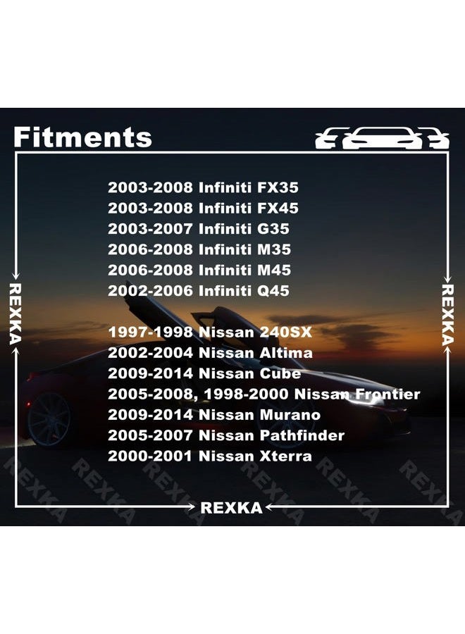 Rexka 20pcs Grille Clip Bumper Cover Fastener Compatible with Nissan Infiniti 76882-0M060 Frontier Krom & SL - Image 3