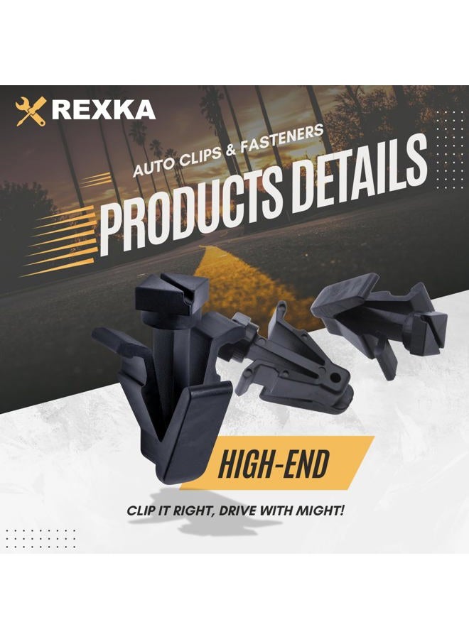 Rexka 20pcs Grille Clip Bumper Cover Fastener Compatible with Nissan Infiniti 76882-0M060 Frontier Krom & SL - Image 4