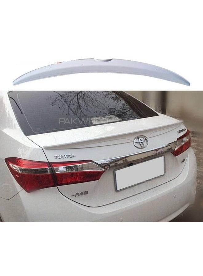 Generic Toyota Corolla spoiler 2014 2015 2016 2017 2018 white  - Image 1