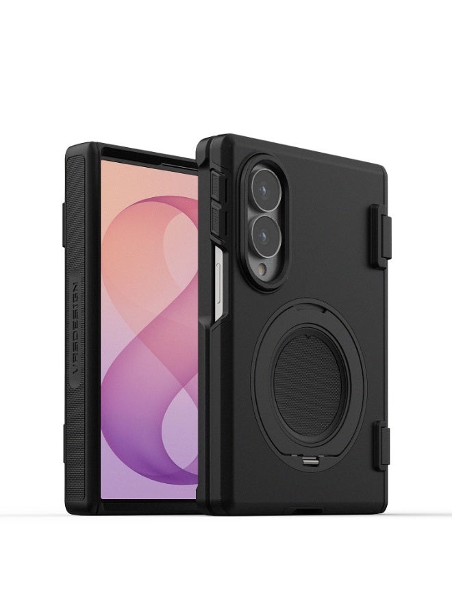 Quickstand Pro Samsung Galaxy Z Fold 8 Case Cover (MagSafe Compatible) with Rotating Magnetic Stand - Black