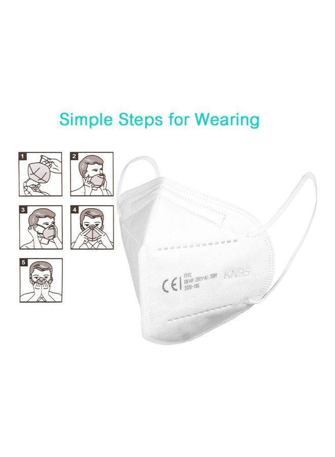 NIBEMINENT Pack Of 10 Disposable KN95 Mask - Image 3
