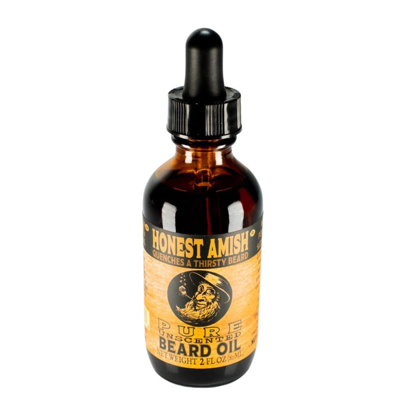 Honest Amish Honest Amish - Pure Beard Oil - 2 Ounce - Fragrance Free  - Image 1