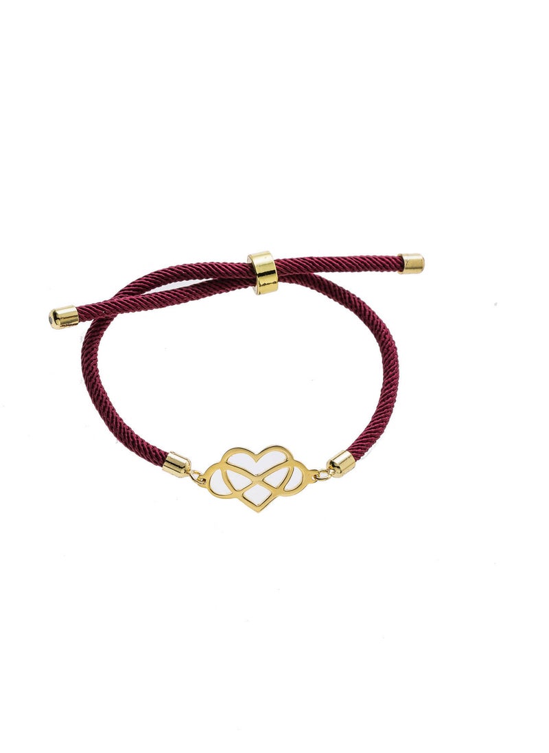 Trendella - Heart infinity bracelet HIGH QUALITY handmade colorful bracelet perfect as a gift idea for women and teenage Girls - Image 1