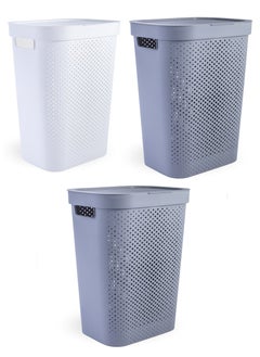 Grey 2 & 1 White