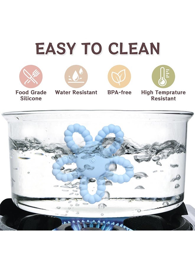 MXN Vibrating Sensory Baby Teething Toys for Babies 6-18 Months & Kids with Autism -  Rechargeable Chew Toys for Toddler Teething Relief, Oral Motor Therapy, Sensory Stimulation & Travel Essentials - Image 4