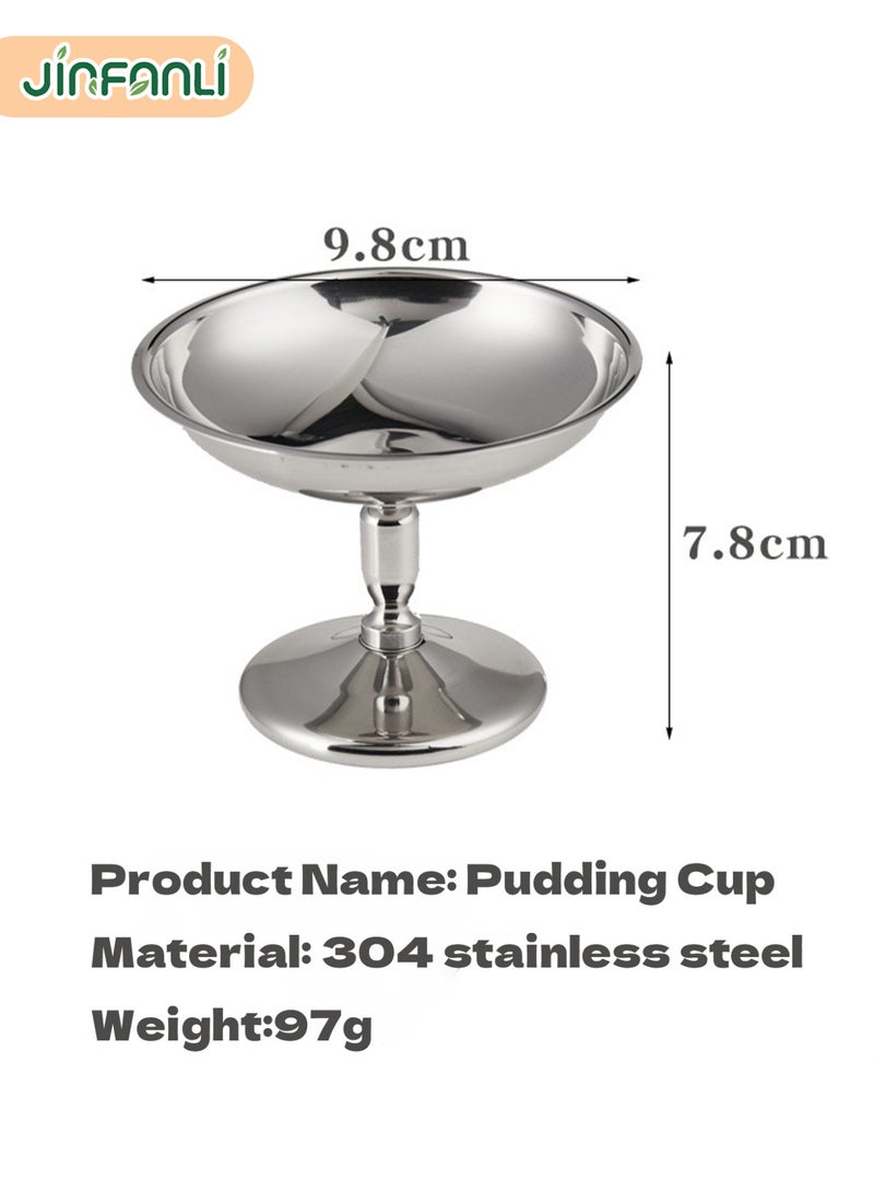 JINFANLI Mini dessert bowls, small breakfast cups, dessert cups, suitable for nuts, fruit, pudding, snacks, cereals, Room Dexoration，party gifts - Image 4