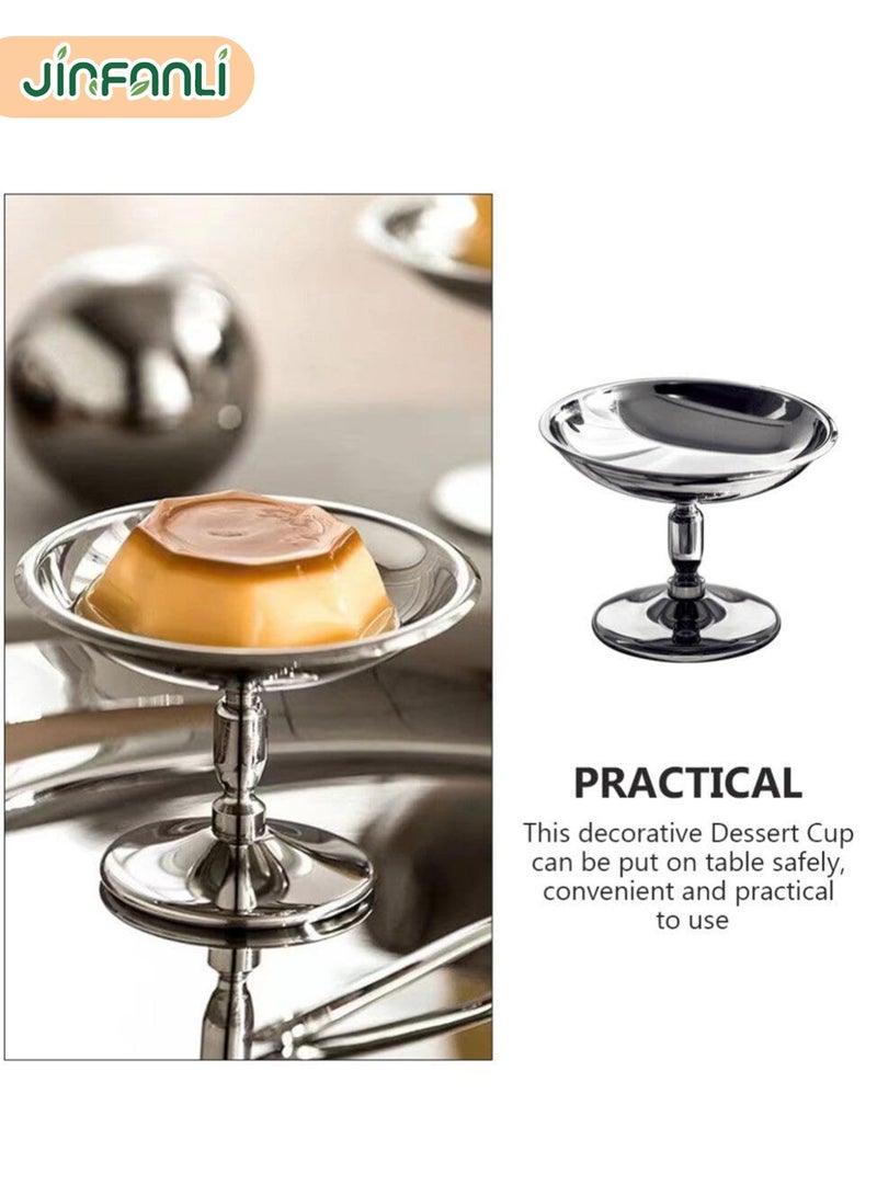 JINFANLI Mini dessert bowls, small breakfast cups, dessert cups, suitable for nuts, fruit, pudding, snacks, cereals, Room Dexoration，party gifts - Image 3