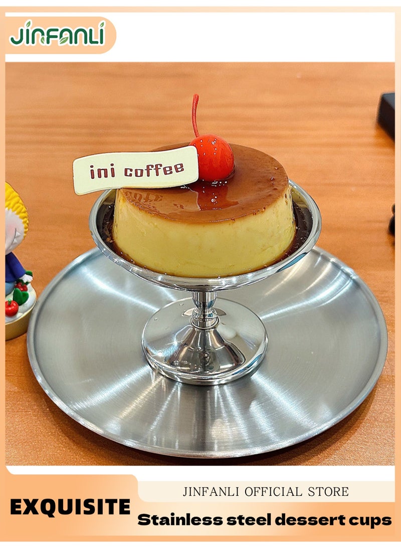 JINFANLI Mini dessert bowls, small breakfast cups, dessert cups, suitable for nuts, fruit, pudding, snacks, cereals, Room Dexoration，party gifts - Image 1