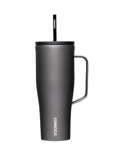 CORKCICLE Cold Cup Insulated Tumbler with Straw, XL-Ceramic Slate 