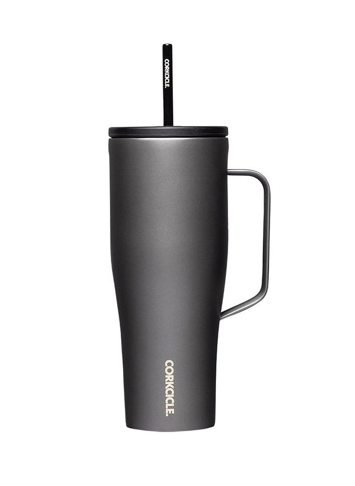 CORKCICLE Cold Cup Insulated Tumbler with Straw, XL-Ceramic Slate 