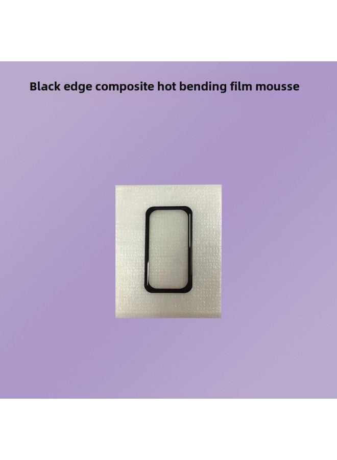 For Red Rice Redmi Bracelet 2 Film PMMA Composite 3D Hot Bending Film Band Pro Eye Protection Hydraulic Protective Film-Color:Black Edge Composite Hot Bending Film Bare Film-Dimensions:Red Rice Bracelet 1  - Image 1