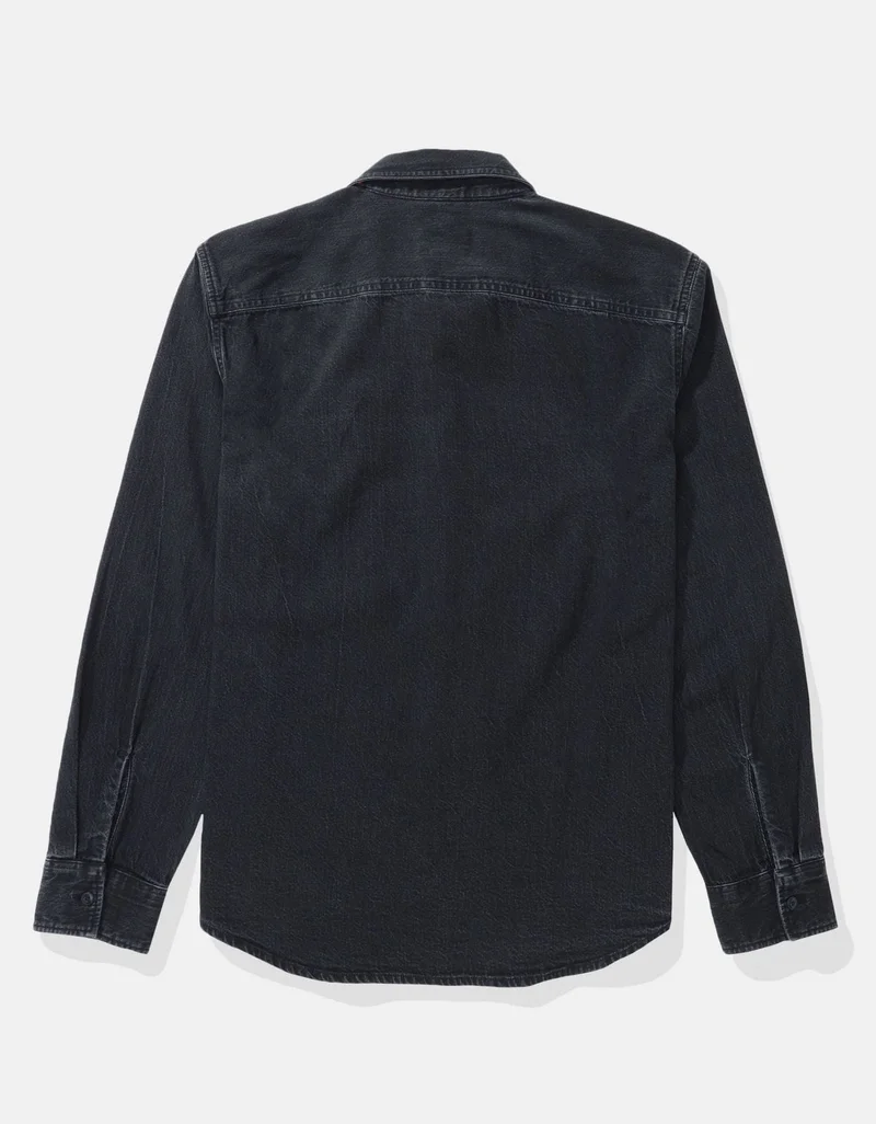 American Eagle AE Long Sleeve Denim Shirt