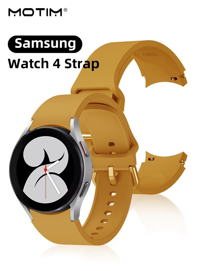 Motim Soft Silicone Watch Replacement Band, Sport Band for Galaxy Watch 4/5/6/7, Adjustable 40mm/44mm 42/46mm, Quick Release Watch Strap  - Image 2