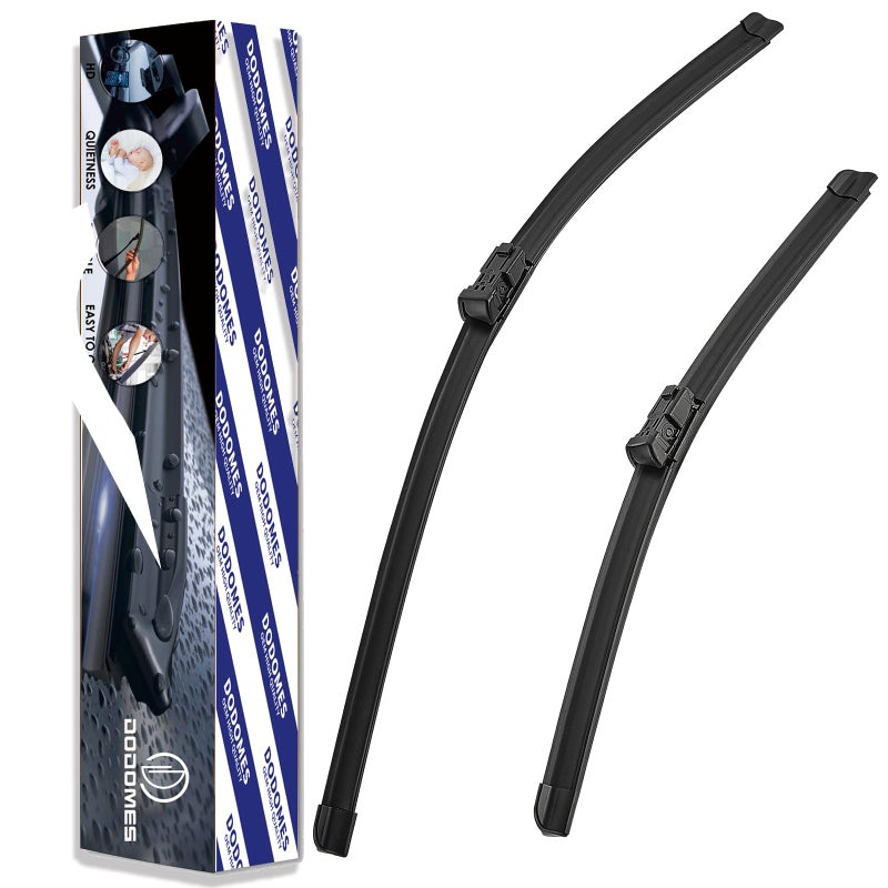 2 Wiper Blades OEM Quality Replacement For Chevy Traverse Malibu Gmc Acadia Saturn Aura Outlook Buick Enclave Vw Ti guan Original Equipment wipers factory Set 2421 Set of 2 Top Lock 19mm