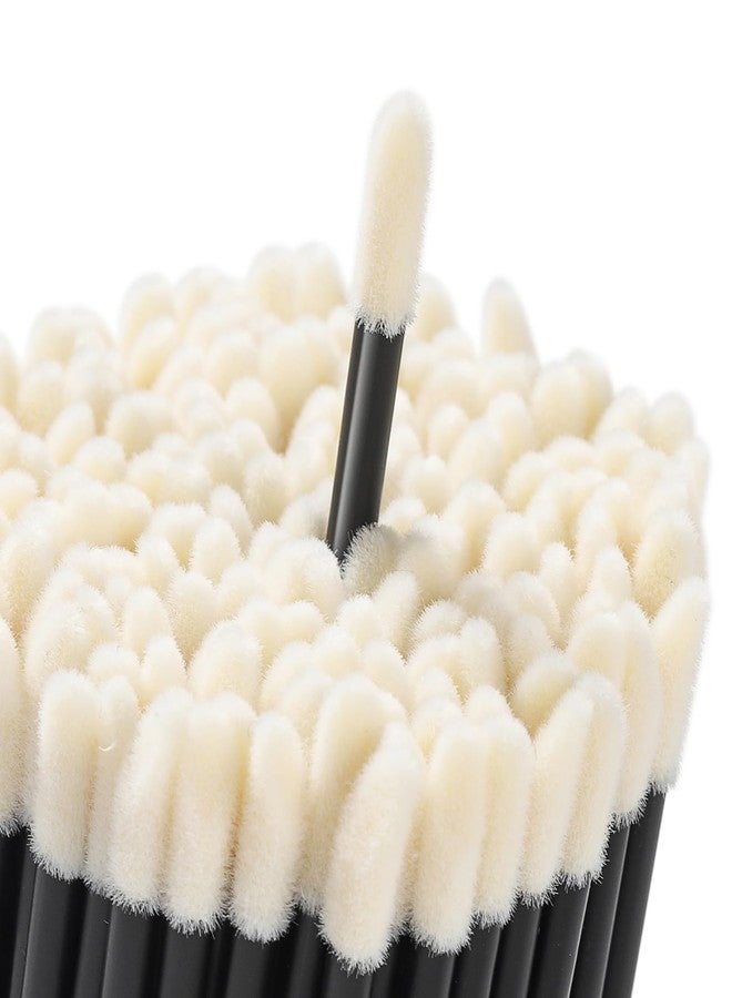 GEMSANVA 240 Pieces Disposable Lip Wands Lip Brushes,Lipstick Applicator Brushes Lip Gloss Wand,Soft Lint Free,Eyes & Lips Makeup Applicator Wands Tools（BLACK） - Image 2