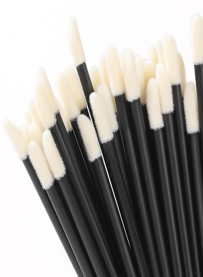 GEMSANVA 240 Pieces Disposable Lip Wands Lip Brushes,Lipstick Applicator Brushes Lip Gloss Wand,Soft Lint Free,Eyes & Lips Makeup Applicator Wands Tools（BLACK） - Image 5