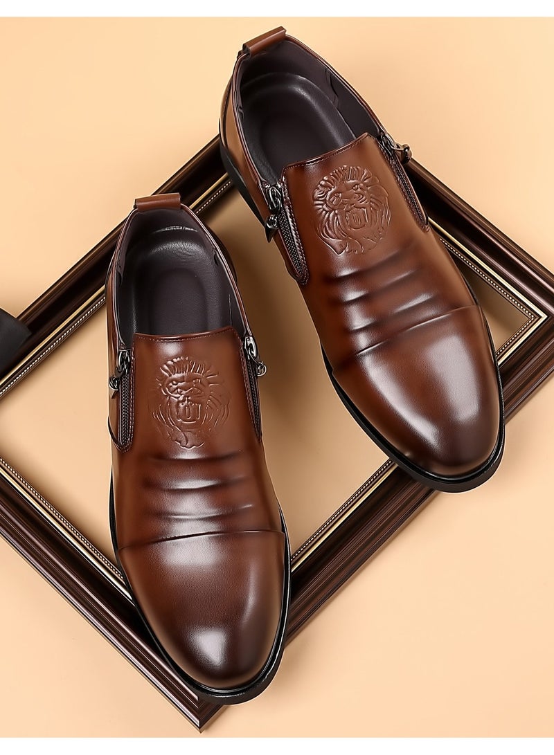 Shougu Versatile Retro Casual Leather Shoes  - Image 1