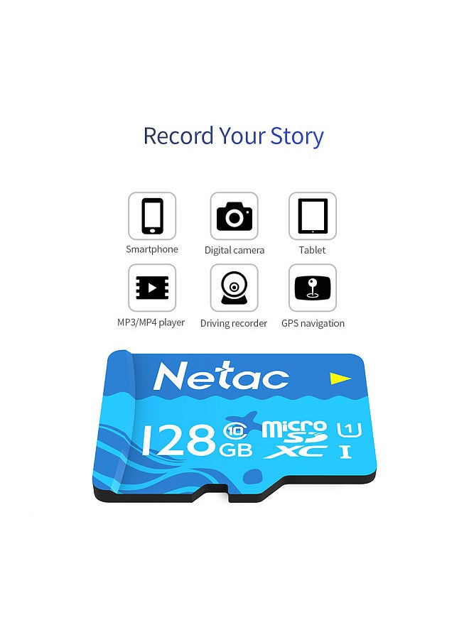 Netac - 32GB TF Card Large Capacity Micro SD Card UHS-1 Class10 High Speed Memory Card Camera Dashcam Monitors Micro SD Card - Image 1