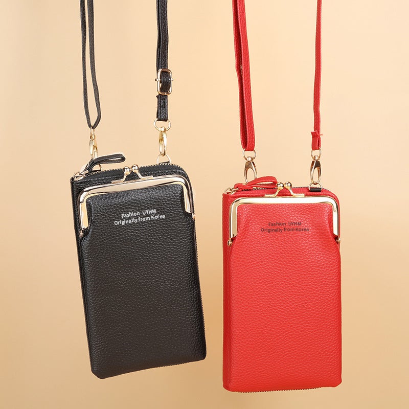 Multifunctional Solid Color PU Leather Wallet, RFID Blocking Design Portable Daily Storage Purse for Cards Cash Coin Business Use - Image 1
