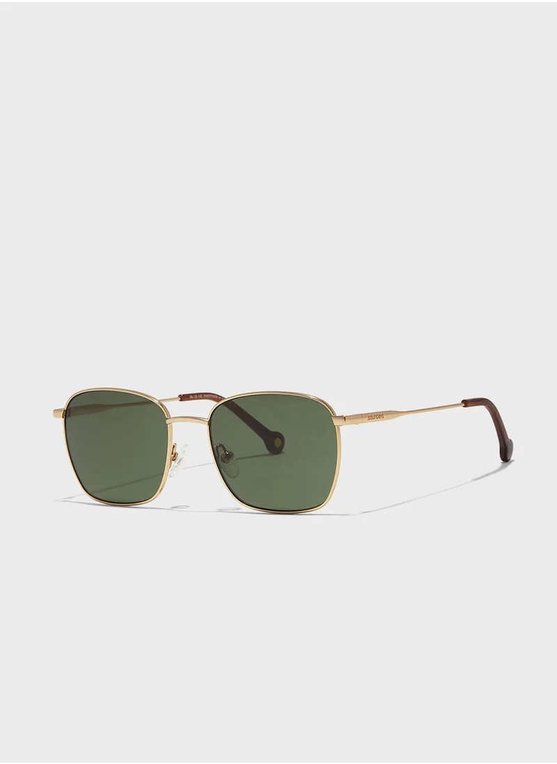 30Sundays Rust Rectangular   Sunglasses