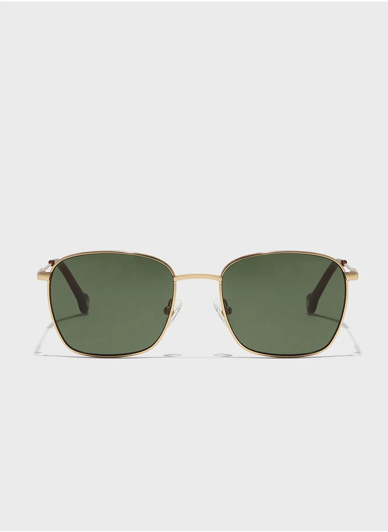 30Sundays Rust Rectangular   Sunglasses