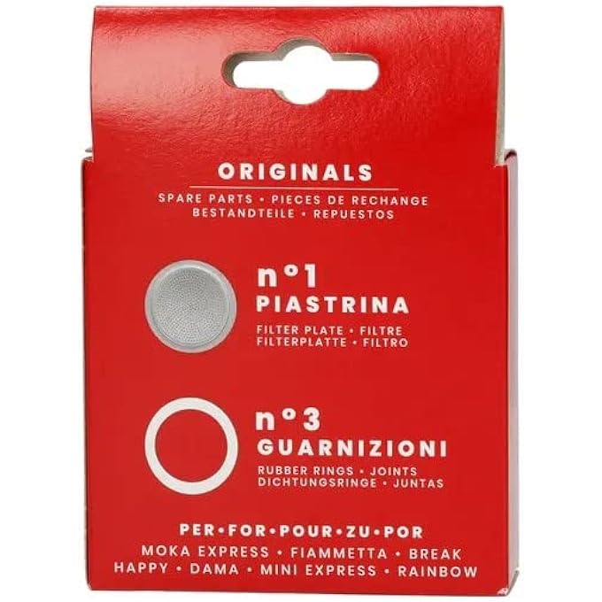 BIALeTTI 3 Gasket  1 Filter 34 Cups - Image 2
