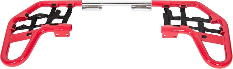 ECOTRIC Nerf Bars w/Nets Guards Rack Compatible with 2001-2024 Honda TRX 250EX Models Red - Image 4
