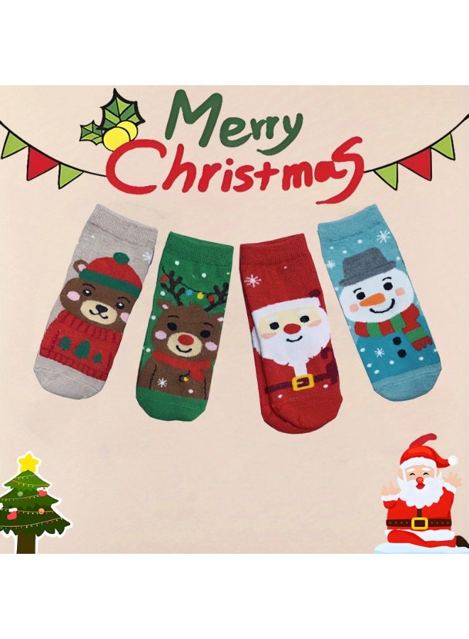 Home Smart Christmas Decoration Socks for boys and girls - Custom Lovely Santa Claus Snowman Socks for toddlers Ideal gift for Christmas and party favour. - Image 2
