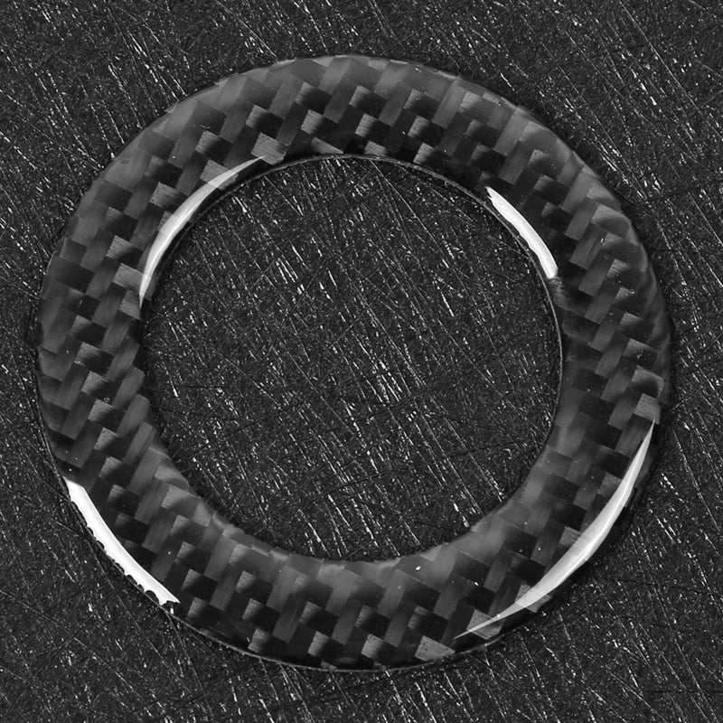 Carbon Fiber Car Steering Wheel Emblem Filler Easy Install - Anti-Recoil Wear-Resistant Steering Wheel Emblem Decal for Car Luxury Decoration - Image 5