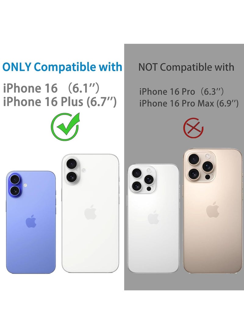 Denx Camera Lens Protector for iPhone 16 Plus/iPhone 16, Shatterproof, Ultra-thin Aluminum Alloy Ring, Camera Lens Protective Film, (Clear)  - Image 2