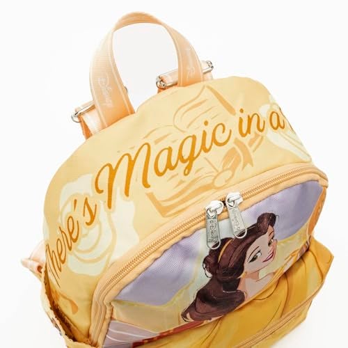 Wondapop - Beauty and the Beast - Belle 13"" Nylon Deluxe Daypack, Yellow, A25233 - Image 3