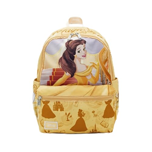 Wondapop - Beauty and the Beast - Belle 13"" Nylon Deluxe Daypack, Yellow, A25233 - Image 1