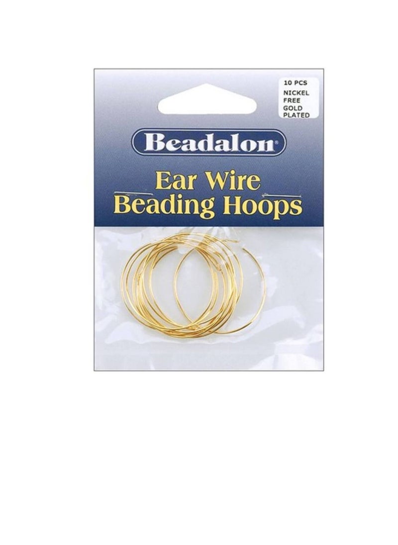 Ear Wire Beading Hoops Small 30mm 10/Pkg Gold Plated and Nickel Free - pzsku/Z9F9AA8FE07761F50C493Z/45/_/1652693350/1929f1fa-8a08-4ab7-bd22-ecb72cb6d74b