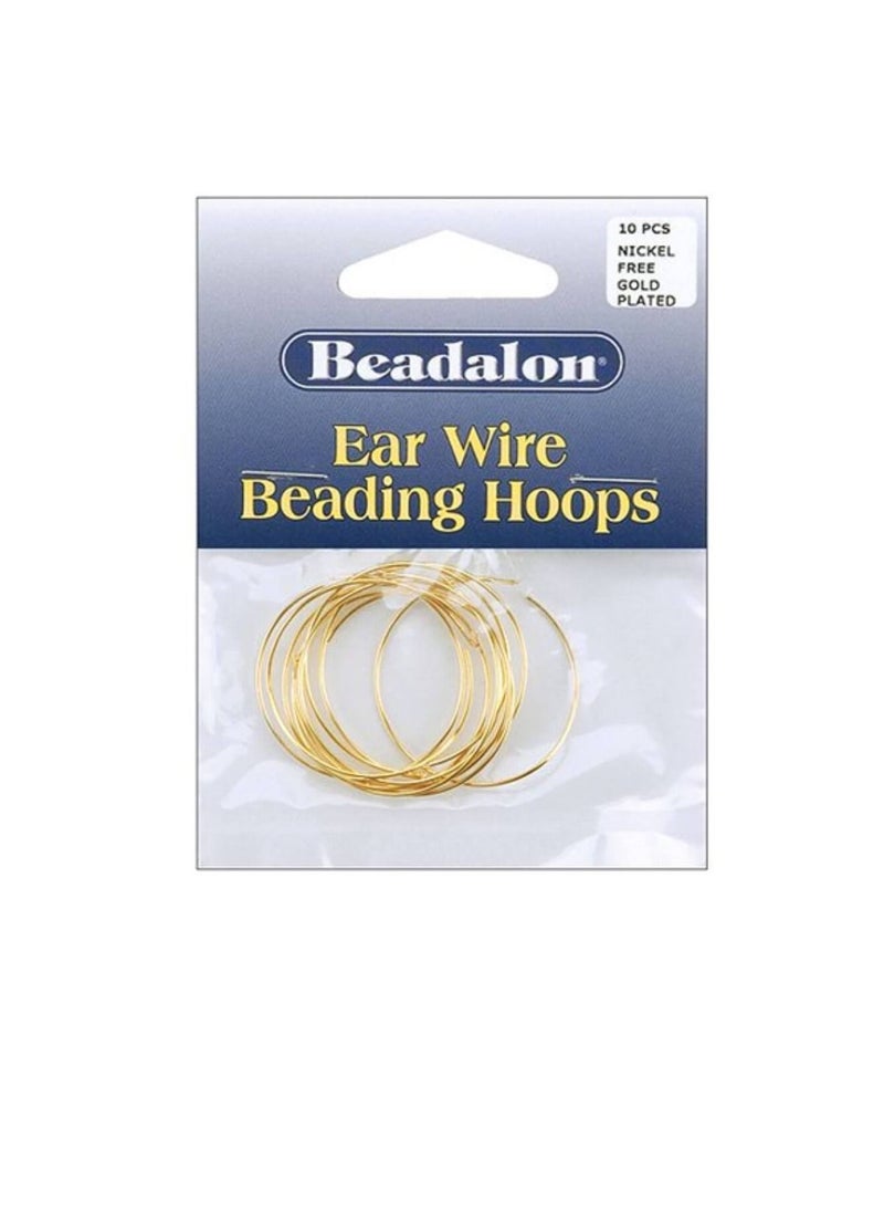 Ear Wire Beading Hoops Small 30mm 10/Pkg Gold Plated and Nickel Free - pzsku/Z9F9AA8FE07761F50C493Z/45/_/1652693350/c63f300b-9133-4669-a5f9-878a2a0caac1