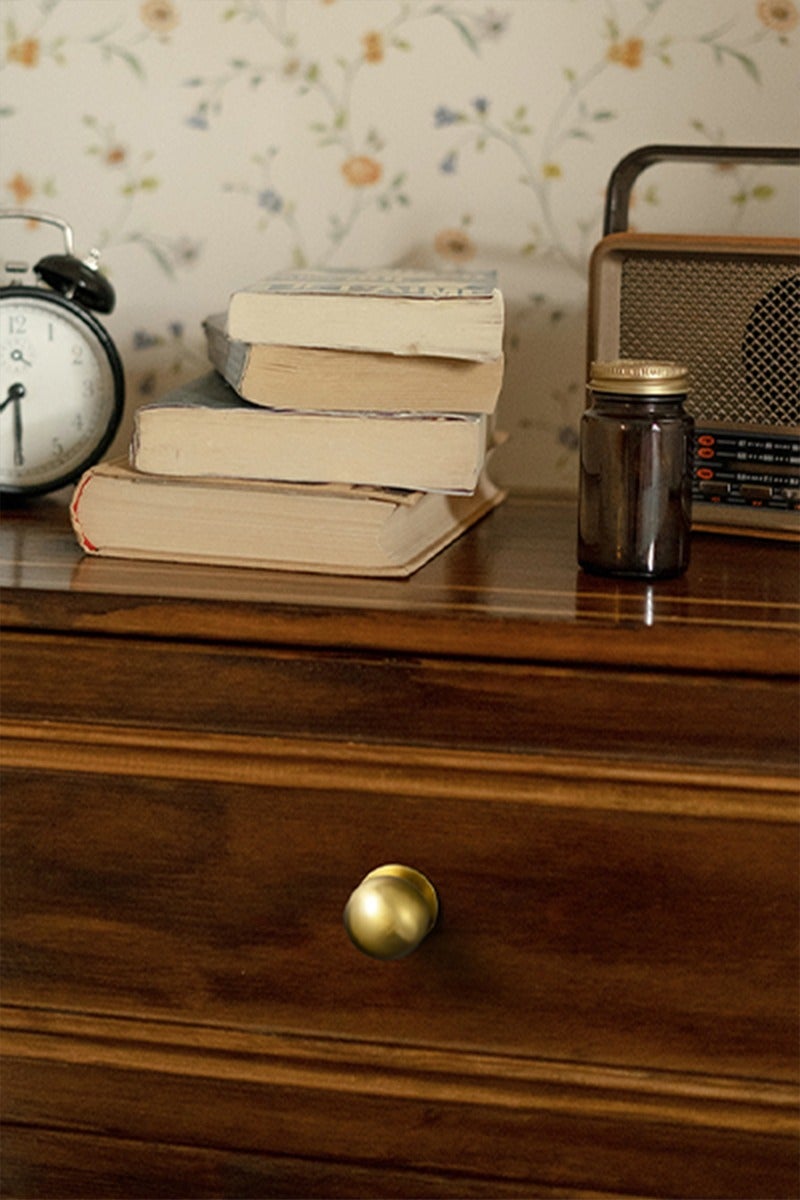 Goo-Ki 6 عبوات مقبض خزانة نحاسي مصقول ، مقبض درج حديث من سبائك الزنك الصلبة ، خزانة ذات نمط بسيط ، مقبض درج خزانة خزانة - Image 4