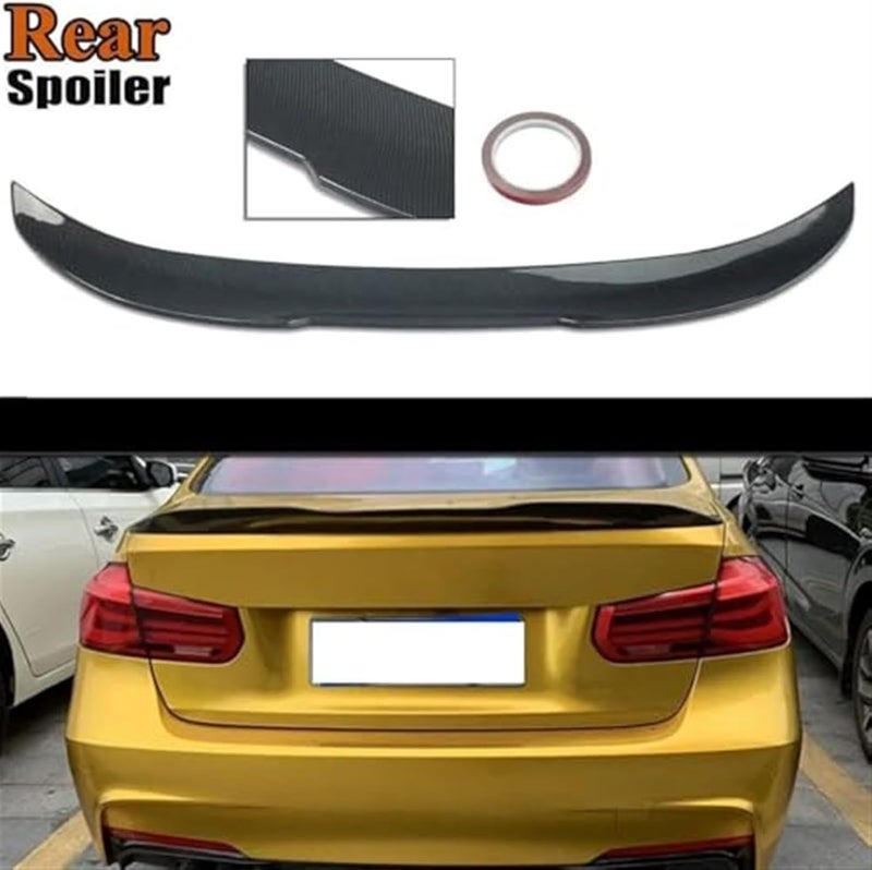 DEMULAX Glossy Black Rear Trunk Spoiler for BMW 3 Series and M3 - Image 3