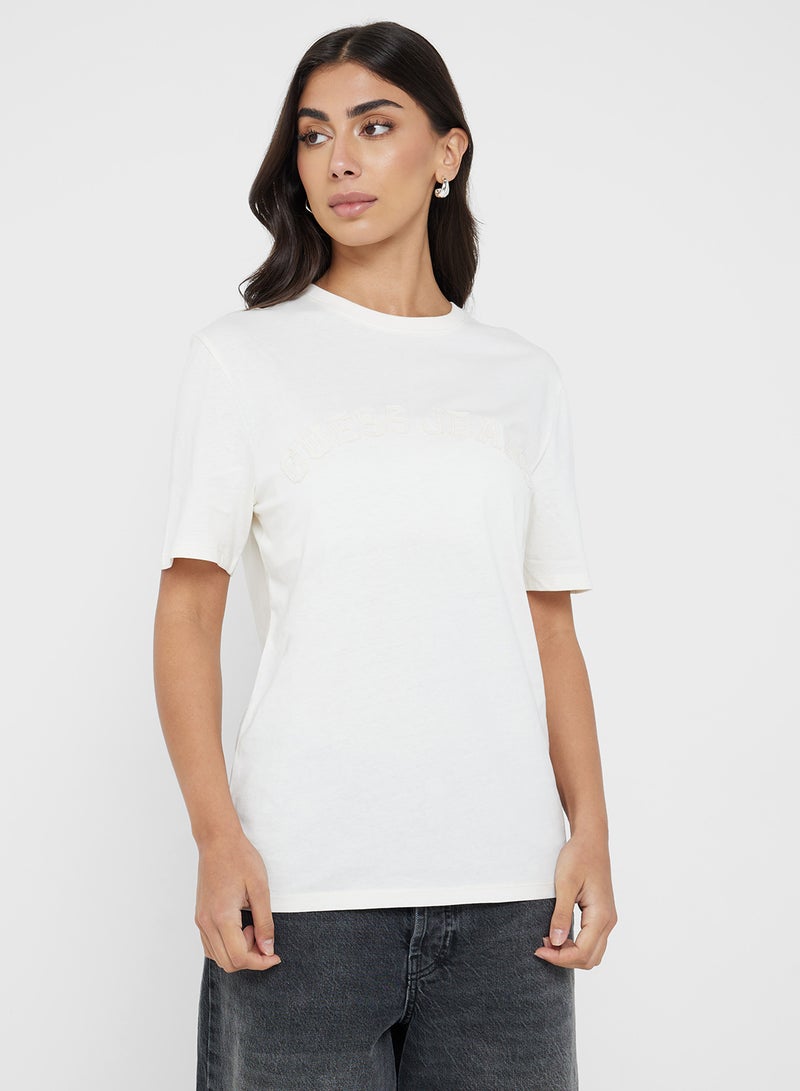 GUESS Unisex Logo Crew Neck T-Shirt - Image 2