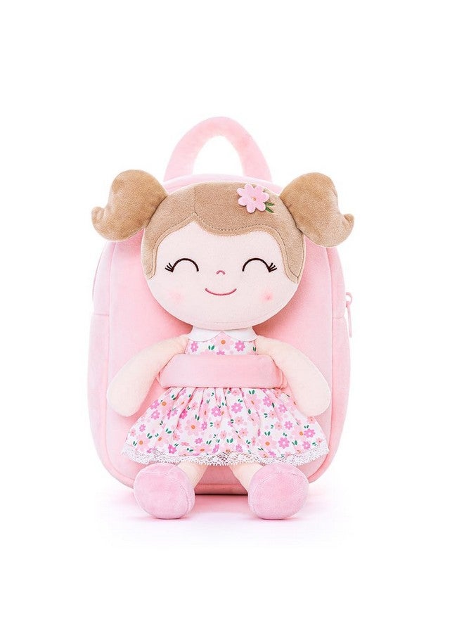 Gloveleya Kids Backpacks Girls Backpack Plush Bags Diaper Bag Printed Sunflower Backpack 9" - Image 2