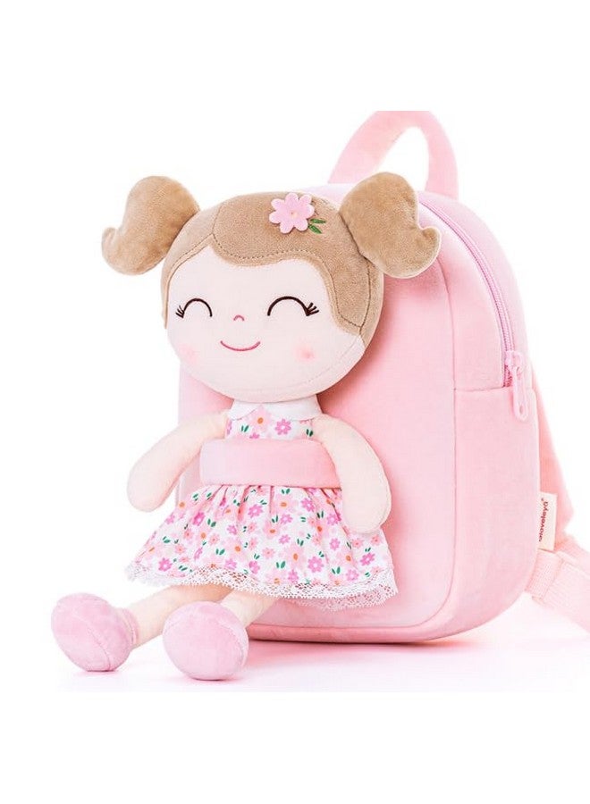 Gloveleya Kids Backpacks Girls Backpack Plush Bags Diaper Bag Printed Sunflower Backpack 9" - Image 3