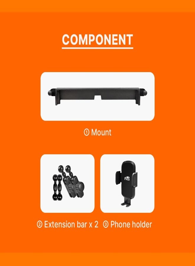 FICS Car Phone Holder for Genesis GV70, G80 - Custom-Fit Mount for Seamless Display Integration, Interior Accessories for Navigation Use, Stable Driving View - Image 5