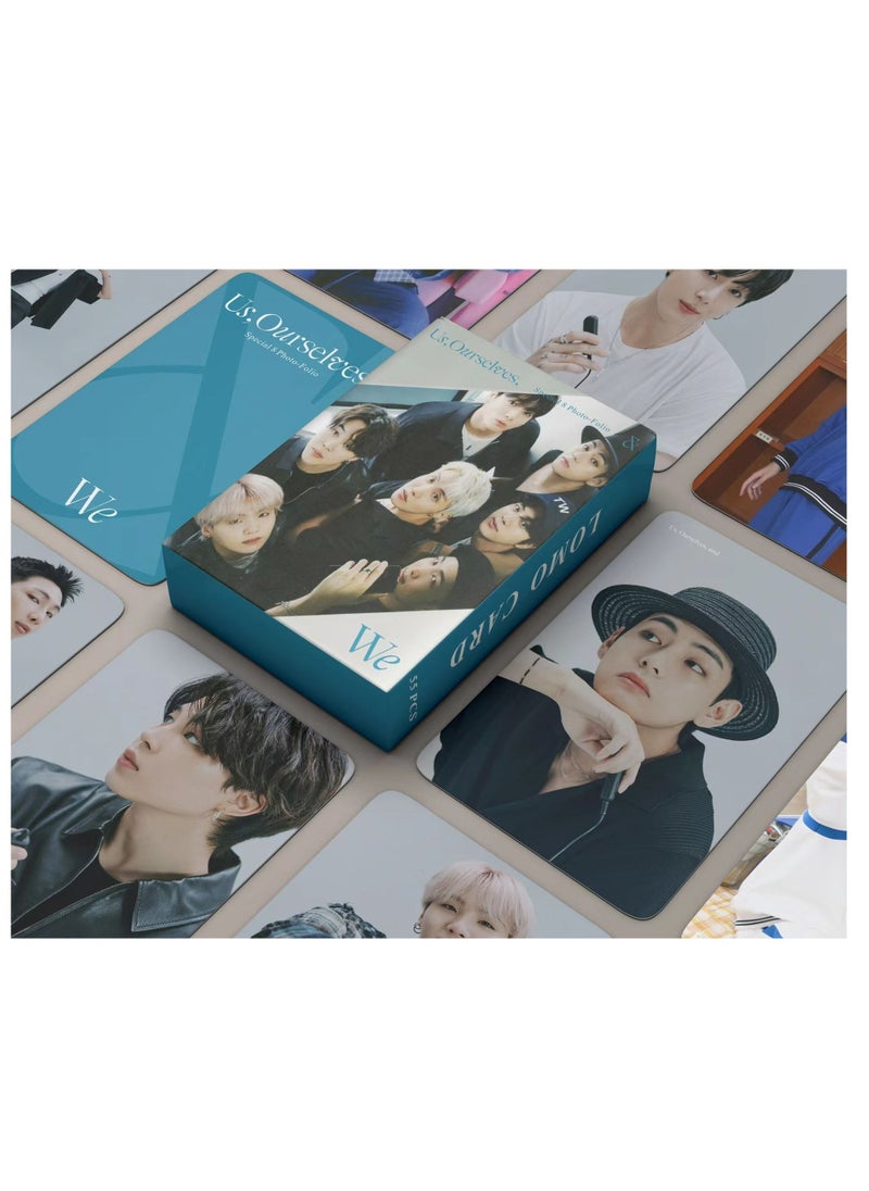 SKYLO - 55-Piece BTS  Special 8 Photo-Folio Us, Ourselves, and BTS  Lomo Card - Image 1