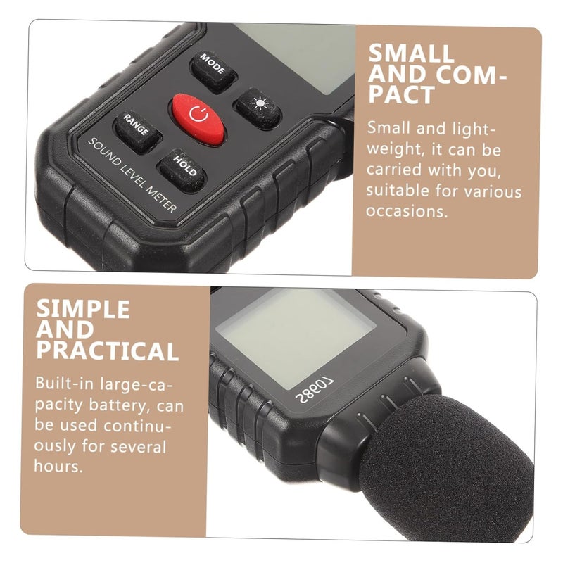 Digital Decibel Meter Portable Noise Measurement Device with LCD Screen - Image 5